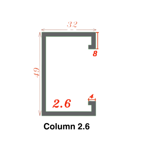 L2 C-CHANNEL (2.6mm)