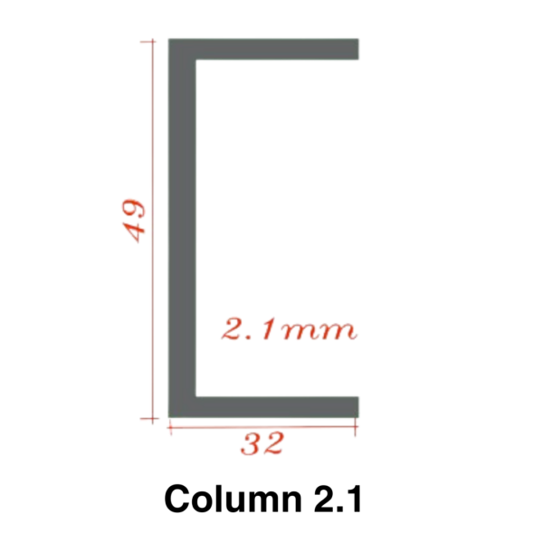 L2 U- CHANNEL (2.1mm)