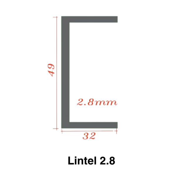 L3 U- CHANNEL (2.8mm) - Image 2