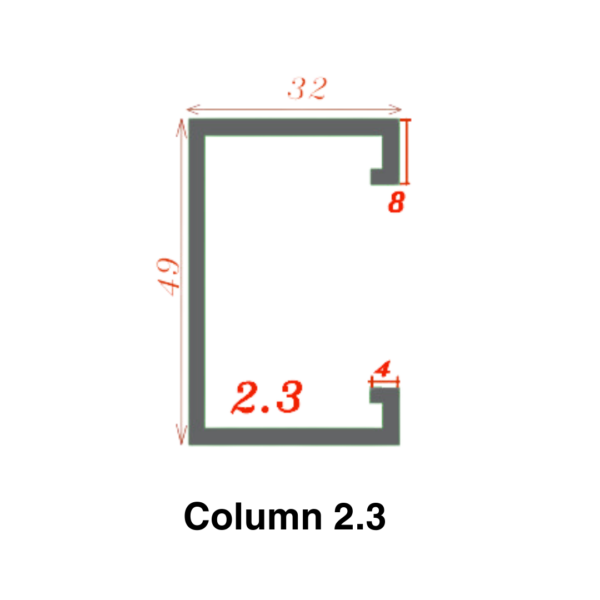 L4 C-CHANNEL (2.3mm)