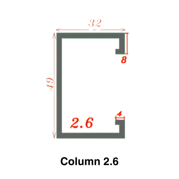 L4 C-CHANNEL (2.6mm)